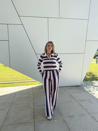 Polo oversize de risca