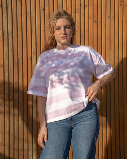 T-shirt oversize stripe