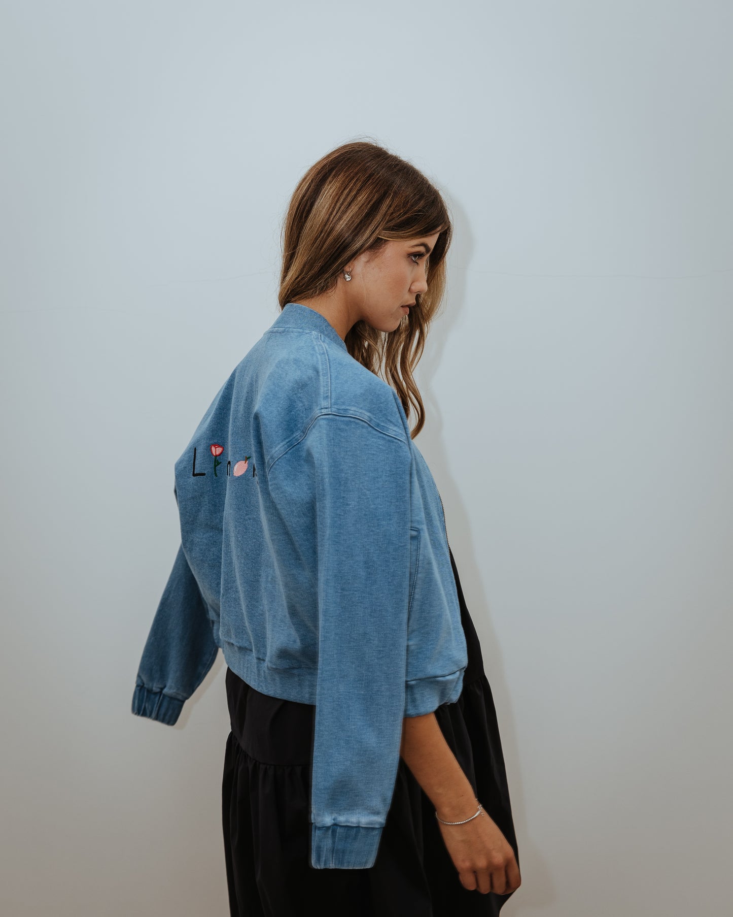 Denim Bomber Jacket